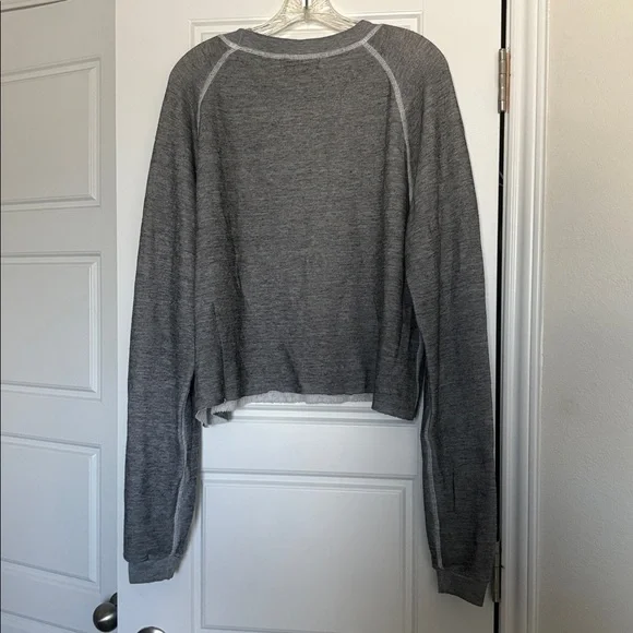 Wildfox Charcoal Graphic Text Pullover Sweatshirt Size Medium - Picture 2 of 3